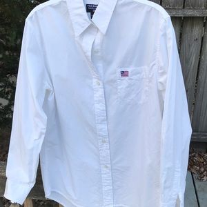 Polo Jeans Co. Ralph Lauren White long Sleeve Shirt with button Cuffs